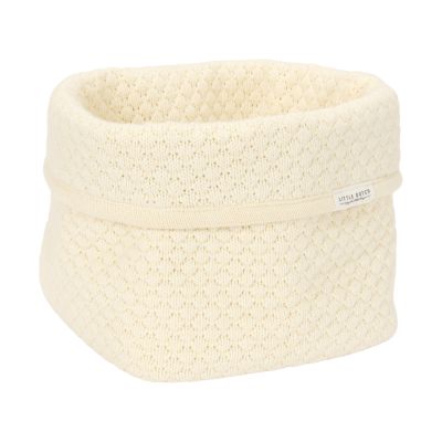 Little Dutch  Pure Commodemandje Klein - 15 x 15 x 15 cm - Gebreid - Soft White