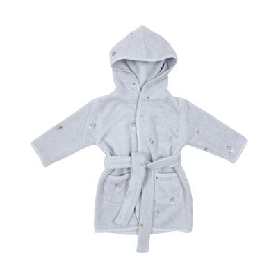 Little Dutch Badjas Geborduurd - Maat 86/92 - Blue
