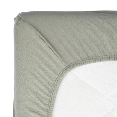 Timboo Hoeslaken - 75 x 95 cm - Whisper Green Timboo Hoeslaken - 75 x 95 cm - Whisper Green