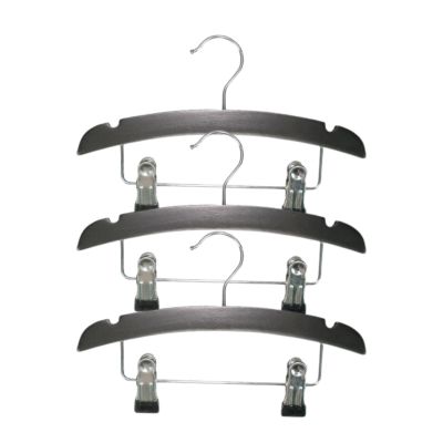 TWF Kledinghanger Hout Met Clips 3 Stuks