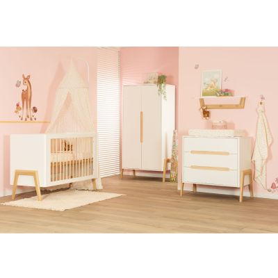 TWF Ledikant 60 x 120 - Commode 3 Laden Larvik