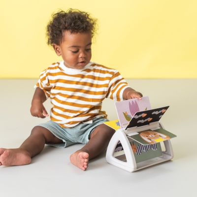 Taf Toys Babyboekje Tummy-Time Spinning Urban Garden Taf Toys Babyboekje Tummy-Time Spinning Urban Garden