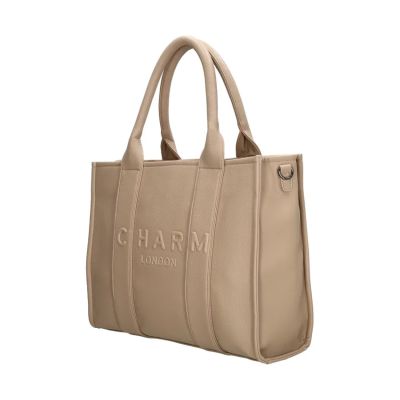 Charm London Laptoptas - Bond - Zand Charm London Laptoptas - Bond - Zand