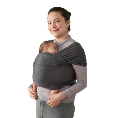 Ergobaby Aura Wrap Draagdoek - Soft Black Ergobaby Aura Wrap Draagdoek - Soft Black