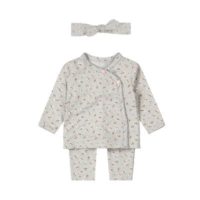 Dirkje 2-Piece Set + Headband Faded Blue