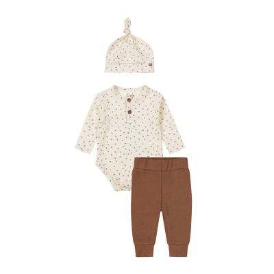 Dirkje 2-Piece Set + Hat Brown
