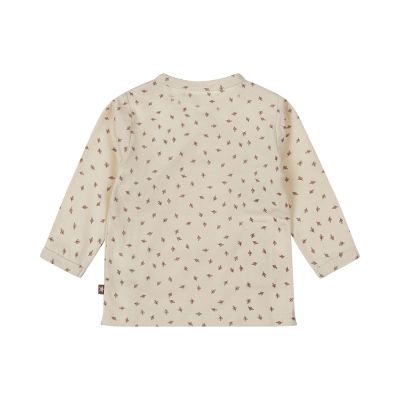 Dirkje T-Shirt Overslag Lange Mouw Off White 44
