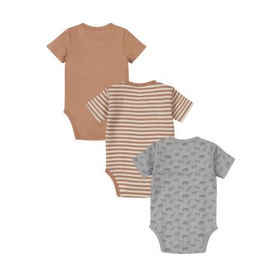 Dirkje Romper Korte Mouw Multi Colour Blue 3-Pack 62/68 Dirkje Romper Korte Mouw Multi Colour Blue 3-Pack 62/68