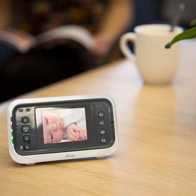 Alecto Babyfoon Beeld Digitaal - DVM75 - 2,4 Inch - Wit