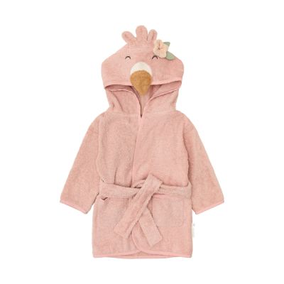 Little Dutch Blooming Safari Badjas - Flamingo - Roze - 74/80 Little Dutch Blooming Safari Badjas - Flamingo - Roze - 74/80