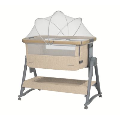 KikkaBoo Bedside Crib - Nanna 2 - Beige KikkaBoo Bedside Crib - Nanna 2 - Beige