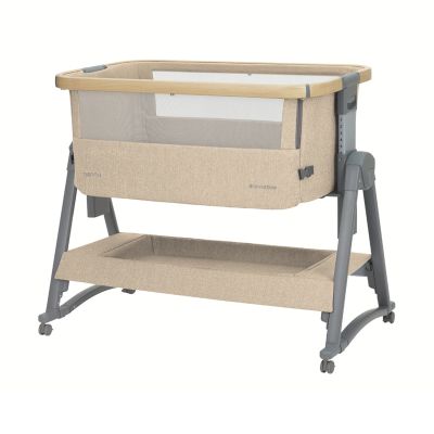 KikkaBoo Bedside Crib - Nanna 2 - Beige KikkaBoo Bedside Crib - Nanna 2 - Beige