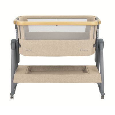 KikkaBoo Bedside Crib - Nanna 2 - Beige KikkaBoo Bedside Crib - Nanna 2 - Beige