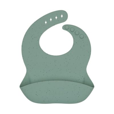 Bavoir Kikkaboo - Silicone platine