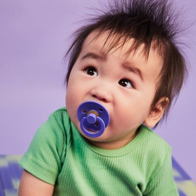 BiBs Colour Fopspeen - Anatomisch - 2 Stuks - 0-6 Mnd - Hush / Grape