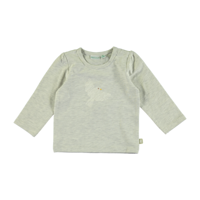 T-shirt Babylook Bird Oatmeal Melee