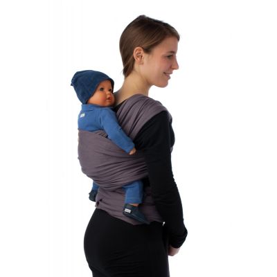 Babylonia Tricot-Slen Organic Draagdoek - Dark Grey Babylonia Tricot-Slen Organic Draagdoek - Dark Grey