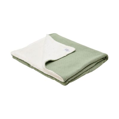 Couverture de berceau Little Dutch Pure tricotée - 70 x 100 cm