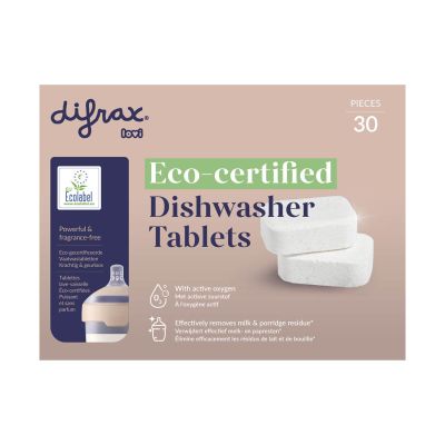 Difrax Vaatwastabletten - Eco-Certified - 30 Stuks