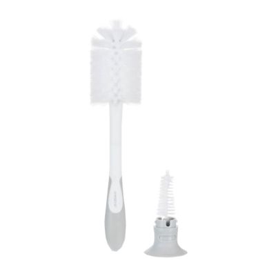 Difrax Flessenborstel 2in1 Wit/Grijs