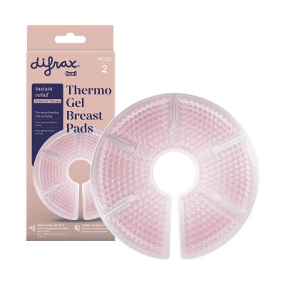 Difrax Thermo Gel Borstkompressen - 2 Stuks