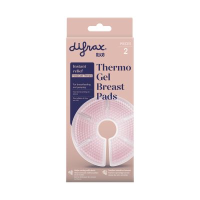 Difrax Thermo Gel Borstkompressen - 2 Stuks