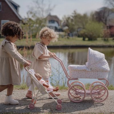 Little Dutch Poppenwagen - Flowers & Butterflies Little Dutch Poppenwagen - Flowers & Butterflies