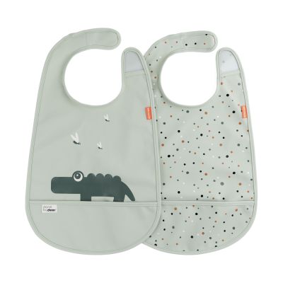 Done By Deer Slab W/Velcro Croco Green 2-Pack Done By Deer Slab W/Velcro Croco Green 2-Pack