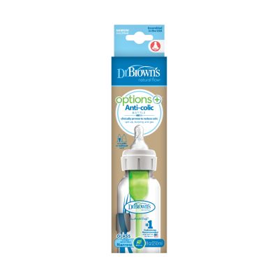 Dr. Brown's Fles Standaard Hals Glas Options+ 250ml Dr. Brown's Fles Standaard Hals Glas Options+ 250ml