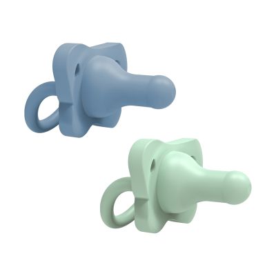 Sucette Dr Brown's 0-6 mois Silicone HappyPaci Blue &amp; Green