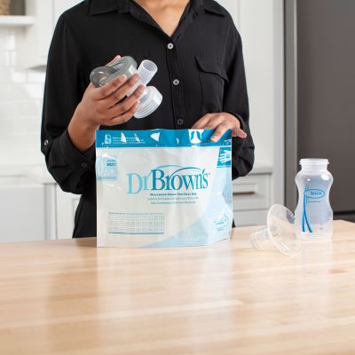 Dr. Brown's Magnetron Sterilisatie Zakjes 5-Pack Dr. Brown's Magnetron Sterilisatie Zakjes 5-Pack