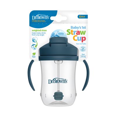 Dr. Brown's Rietjesbeker - 270 ml - Blauw