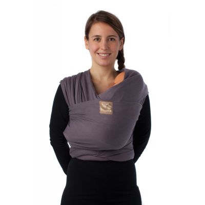 Babylonia Tricot-Slen Organic Draagdoek - Dark Grey Babylonia Tricot-Slen Organic Draagdoek - Dark Grey