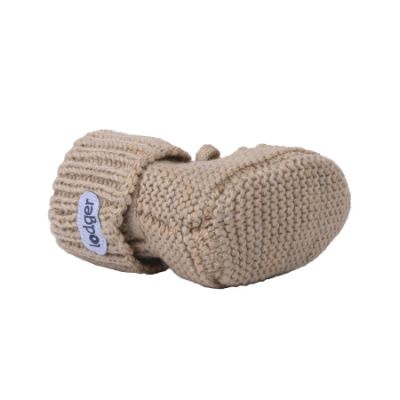 Lodger Slipper Knit Beige 0-6mnd Lodger Slipper Knit Beige 0-6mnd