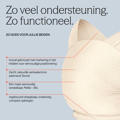 Ergobaby Aura Wrap Draagdoek - Cream