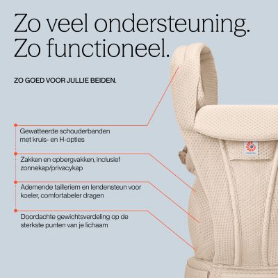 Ergobaby Omni Classic Draagzak - Mesh - Charcoal Grey Ergobaby Omni Classic Draagzak - Mesh - Charcoal Grey