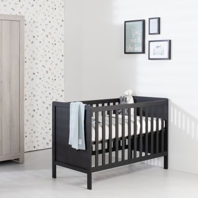 Europe Baby Ralph Ledikant 60 x 120 cm - Mat Zwart Europe Baby Ralph Ledikant 60 x 120 cm - Mat Zwart