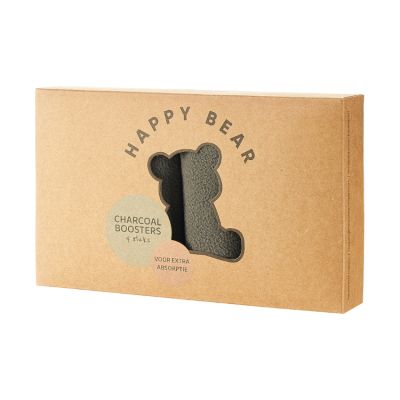 HappyBear Boosters Set Charcoal 4Stuks HappyBear Boosters Set Charcoal 4Stuks