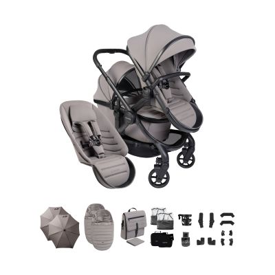 iCandy Peach 8 Double Kinderwagen Complete Bundel - Porcini iCandy Peach 8 Double Kinderwagen Complete Bundel - Porcini