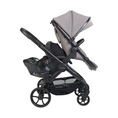 iCandy Peach 8 Double Kinderwagen 3-in-1 - Complete Travel Bundel - Porcini/Black