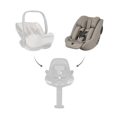 Kikkaboo i-Class Plus Autostoel i-Size - Champagne Kikkaboo i-Class Plus Autostoel i-Size - Champagne