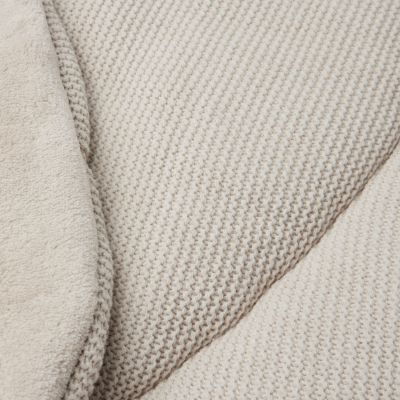 Jollein Basic Knit Parklegger - 95 cm rond - Nougat Jollein Basic Knit Parklegger - 95 cm rond - Nougat