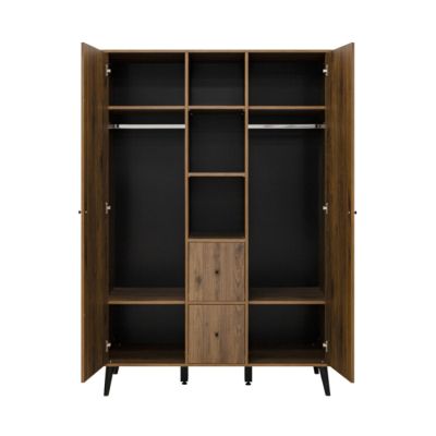 Bopita 2-Deurskast XL - Zara - Walnoot Bopita 2-Deurskast XL - Zara - Walnoot
