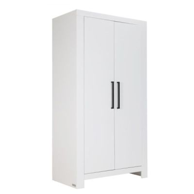 Interbaby Ledikant 60 x 120 - Commode 3 Laden - Hanglegkast 2-Deurs Malmo Wit Interbaby Ledikant 60 x 120 - Commode 3 Laden - Hanglegkast 2-Deurs Malmo Wit