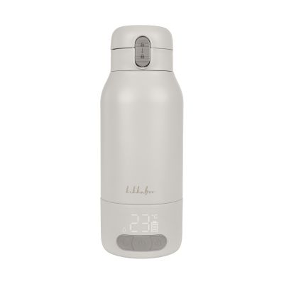 Kikkaboo Draagbare Water- en Melkverwarmer - 500 ml - Beige