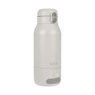 Kikkaboo Draagbare Water- en Melkverwarmer - 500 ml - Beige