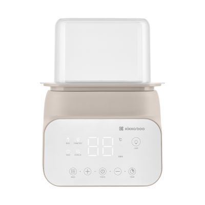 Kikkaboo Handy 4-in-1 Dubbele Flessenwarmer - Beige Kikkaboo Handy 4-in-1 Dubbele Flessenwarmer - Beige