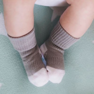KipKep Blijf-Sokjes - 6-12 Mnd - 2-Pack - Silver Grey KipKep Blijf-Sokjes - 6-12 Mnd - 2-Pack - Silver Grey