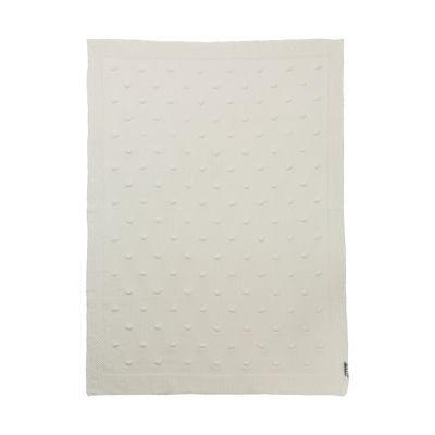 Meyco Ledikantdeken Knots Offwhite 100 x 150 cm Meyco Ledikantdeken Knots Offwhite 100 x 150 cm