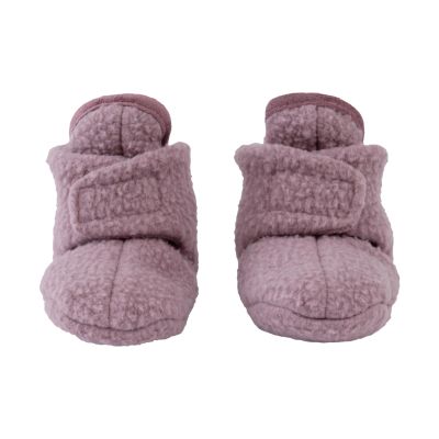 Lodger Slofjes - 12-18 Mnd - Teddy Fleece - Rose